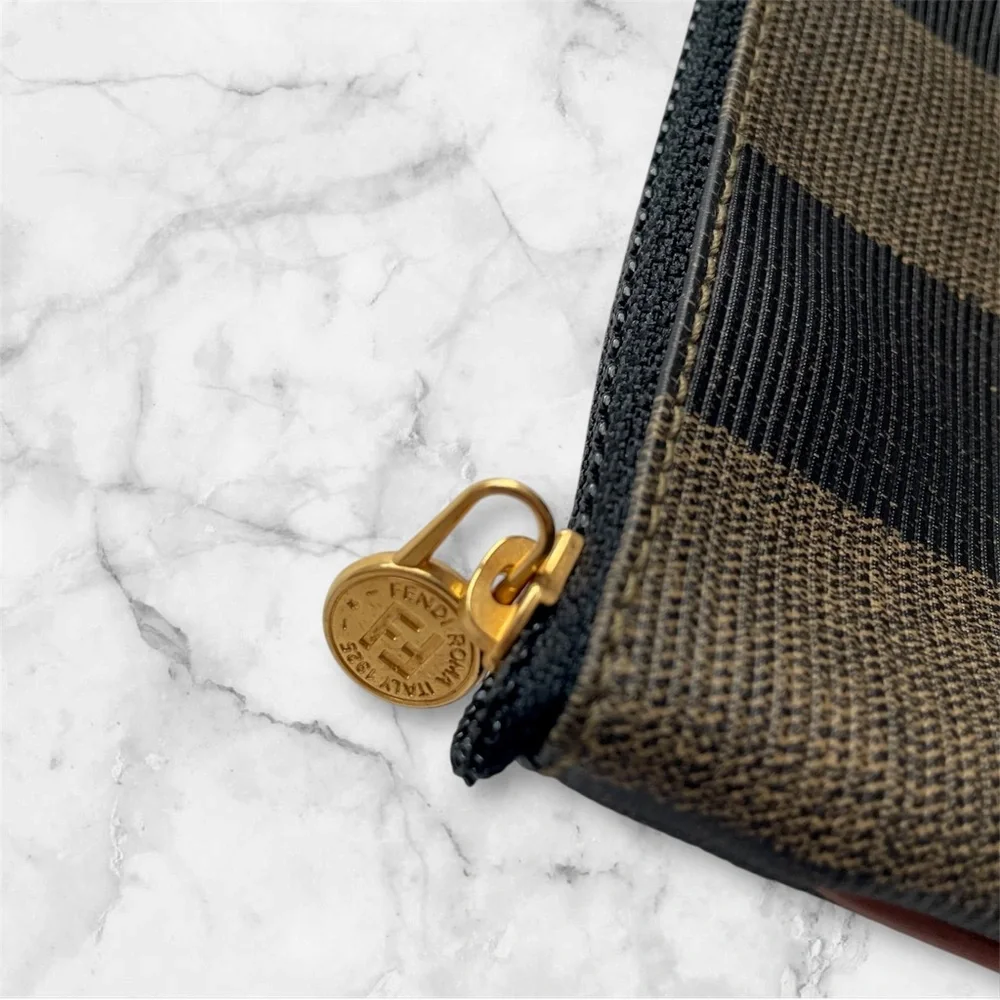 Fendi Pequin Portfolio Clutch with dustbag - Picture 9 of 14